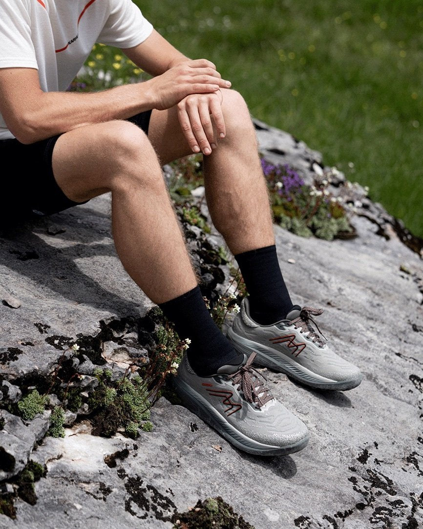 Karhu men's ikoni ATR - dried sage / cyclamen | Waterproof trail running shoe