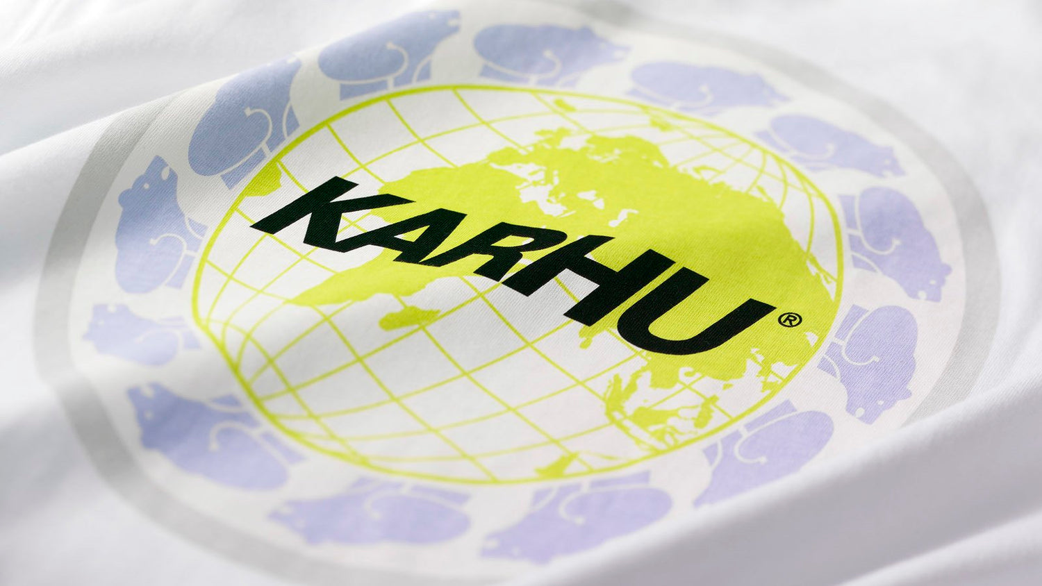 Karhu Worldwide Tshirt White Black Logo